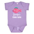 thumbnail image 1 of Inktastic Grandpa Fishing Buddy Girls Fish Girls Baby Bodysuit, 1 of 5