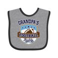 thumbnail image 1 of Inktastic Grandpa Football Buddy Boys or Girls Baby Bib, 1 of 4