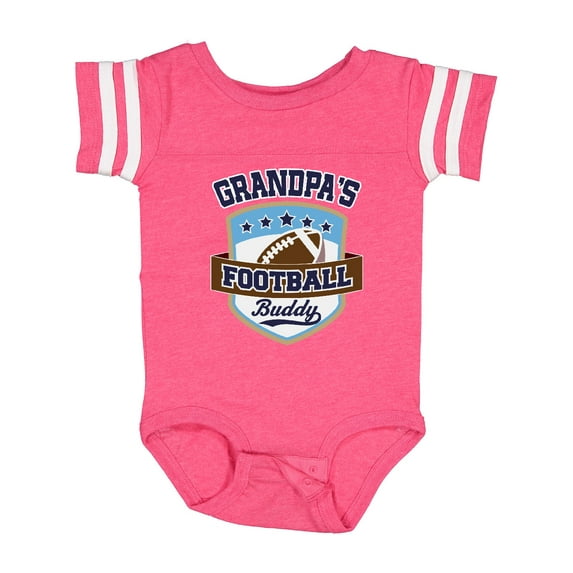 Inktastic Grandpa Football Buddy Boys or Girls Baby Bodysuit
