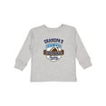 thumbnail image 1 of Inktastic Grandpa Football Buddy Boys or Girls Long Sleeve Toddler T-Shirt, 1 of 5