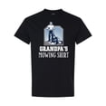 thumbnail image 1 of Inktastic Grandpa Funny Lawn Mowing T-Shirt, 1 of 5