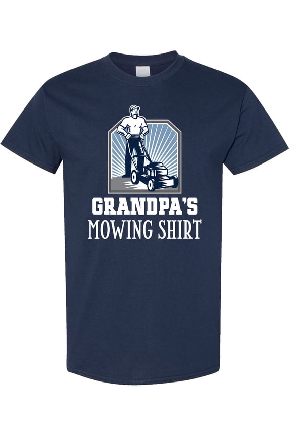 Grandpa Funny Lawn Mowing T-Shirt