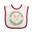 thumbnail image 1 of Inktastic Grandpa Future Hunting Buddy Deer Boys Baby Bib, 1 of 4