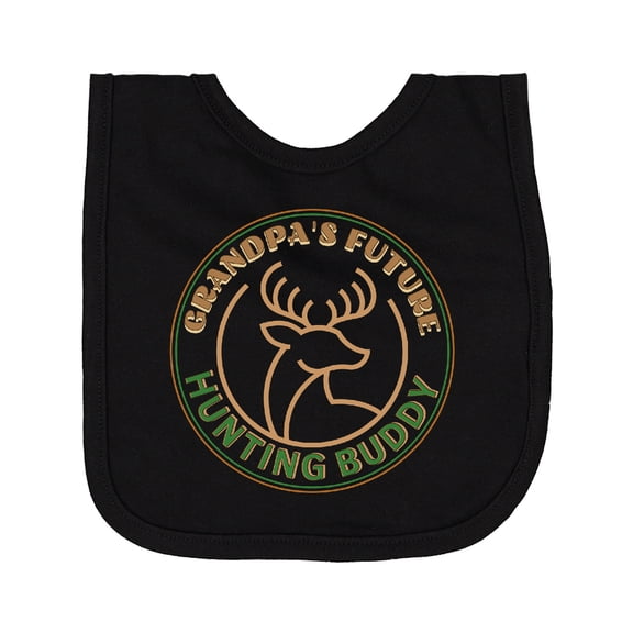 Inktastic Grandpa Future Hunting Buddy Deer Newborn Bib