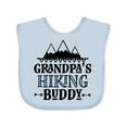 thumbnail image 1 of Inktastic Grandpa Hiking Buddy Hiker Boys Baby Bib, 1 of 4