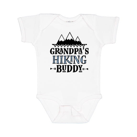 Inktastic Grandpa Hiking Buddy Hiker Boys Baby Bodysuit