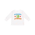 thumbnail image 1 of Inktastic Grandpa Is Awesome Boys or Girls Long Sleeve Toddler T-Shirt, 1 of 5