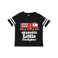 thumbnail image 1 of Inktastic Grandpa Little Firefighter Boys Fire Truck Boys Toddler T-Shirt, 1 of 5
