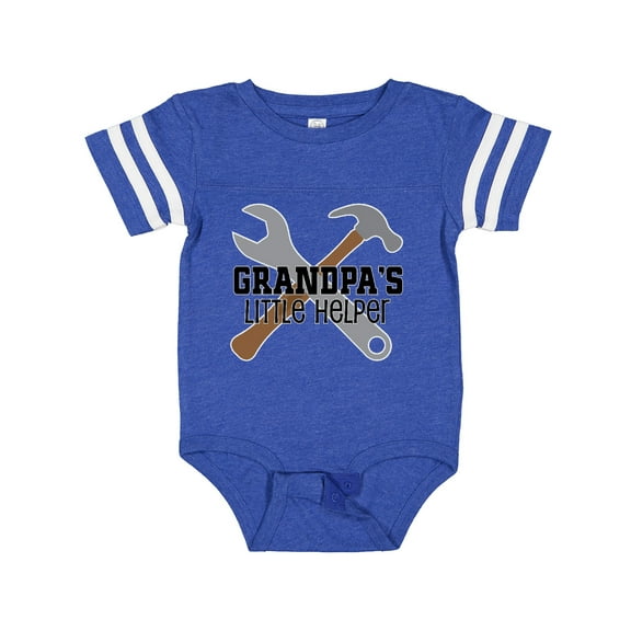 Inktastic Grandpa Little Helper Boys Baby Bodysuit