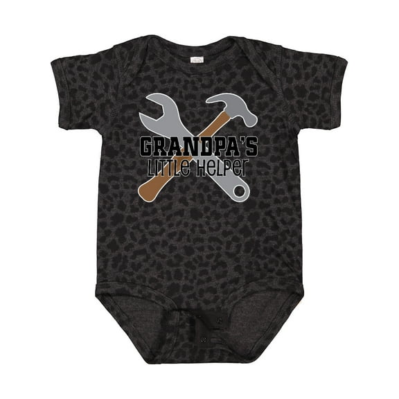 Inktastic Grandpa Little Helper Boys Baby Bodysuit
