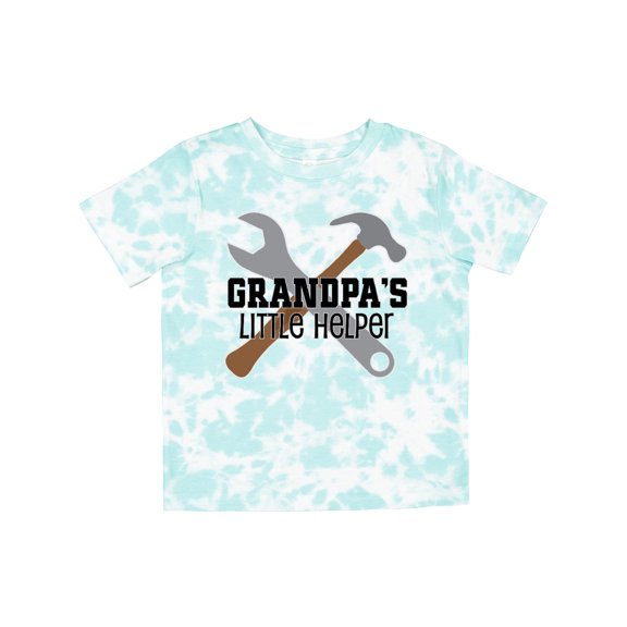 Inktastic Grandpa Little Helper Boys Toddler T-Shirt