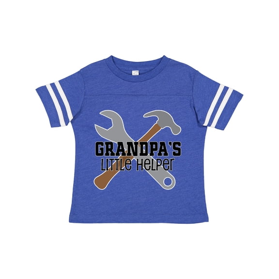 Inktastic Grandpa Little Helper Boys Toddler T-Shirt