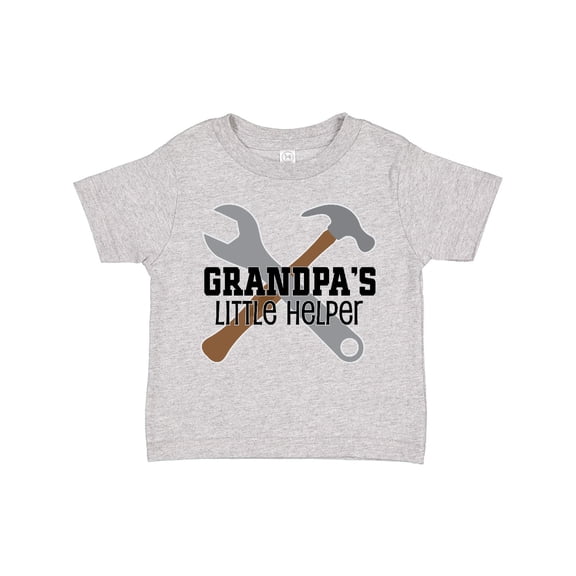 Inktastic Grandpa Little Helper Boys Toddler T-Shirt