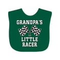 thumbnail image 1 of Inktastic Grandpa Little Racer Car Racing Boys Baby Bib, 1 of 4
