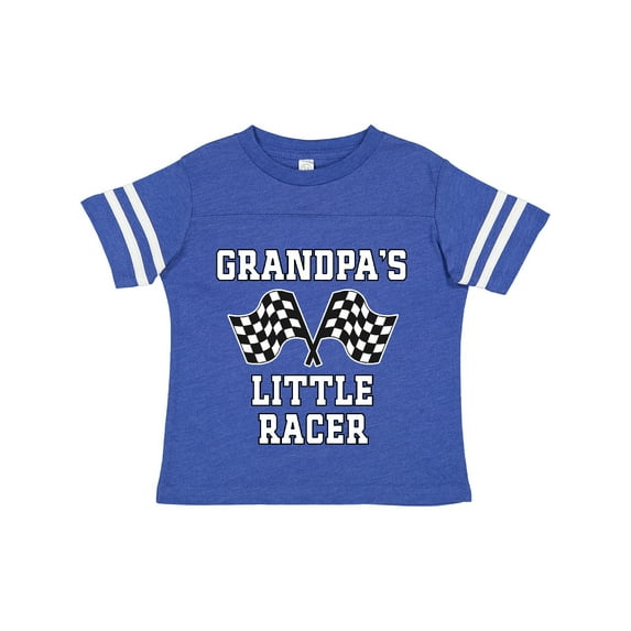 Inktastic Grandpa Little Racer Car Racing Boys Toddler T-Shirt