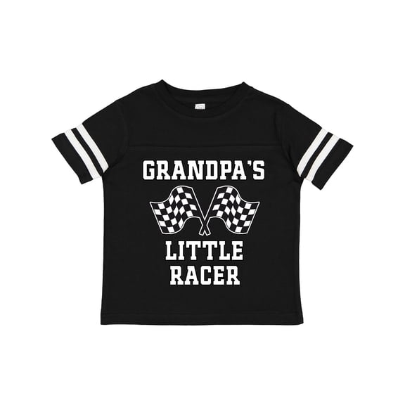 Inktastic Grandpa Little Racer Car Racing Boys Toddler T-Shirt