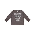 thumbnail image 1 of Inktastic Grandpa Little Racer Car Racing Boys Long Sleeve Toddler T-Shirt, 1 of 5