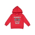 thumbnail image 1 of Inktastic Grandpa Little Racer Car Racing Toddler Hoodie, 1 of 4