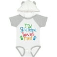 thumbnail image 1 of Inktastic Grandpa Loves Me Boys or Girls Baby Bodysuit, 1 of 5
