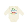 thumbnail image 1 of Inktastic Grandpa Loves Me Boys or Girls Long Sleeve Baby Bodysuit, 1 of 5