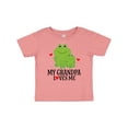 thumbnail image 1 of Inktastic Grandpa Loves Me Frog Boys or Girls Baby T-Shirt, 1 of 5