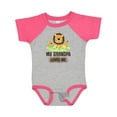thumbnail image 1 of Inktastic Grandpa Loves Me Grandson Boys or Girls Baby Bodysuit, 1 of 5