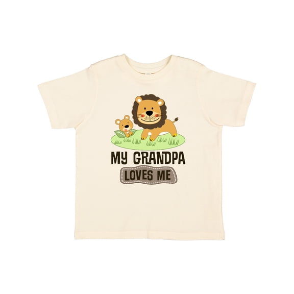 Inktastic Grandpa Loves Me Grandson Boys or Girls Toddler T-Shirt