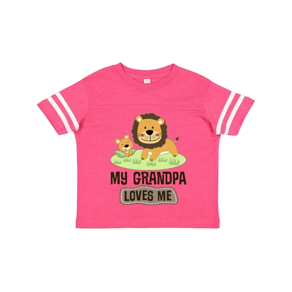 Inktastic Grandpa Loves Me Grandson Boys or Girls Toddler T-Shirt