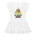 thumbnail image 1 of Inktastic Grandpa Loves Me Grandson Gift Girls Toddler Dress, 1 of 5
