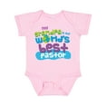 thumbnail image 1 of Inktastic Grandpa Worlds Best Pastor Boys or Girls Baby Bodysuit, 1 of 5