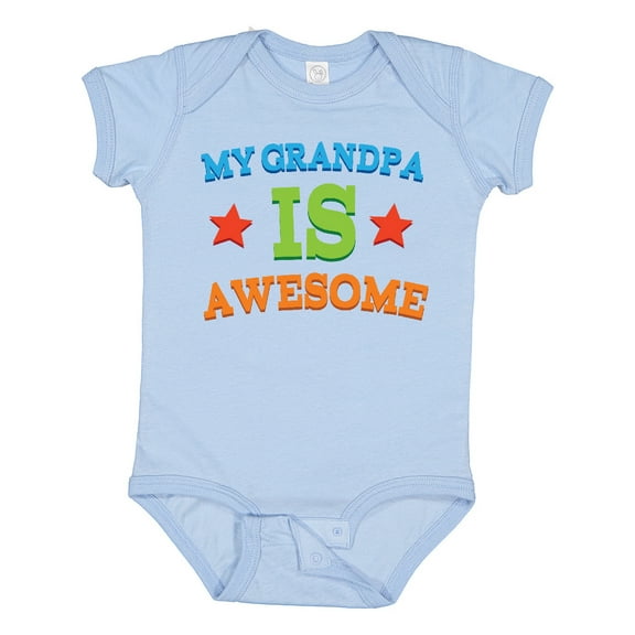 Inktastic Grandpa is Awesome Boys or Girls Baby Bodysuit