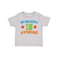 thumbnail image 1 of Inktastic Grandpa is Awesome Boys or Girls Toddler T-Shirt, 1 of 5
