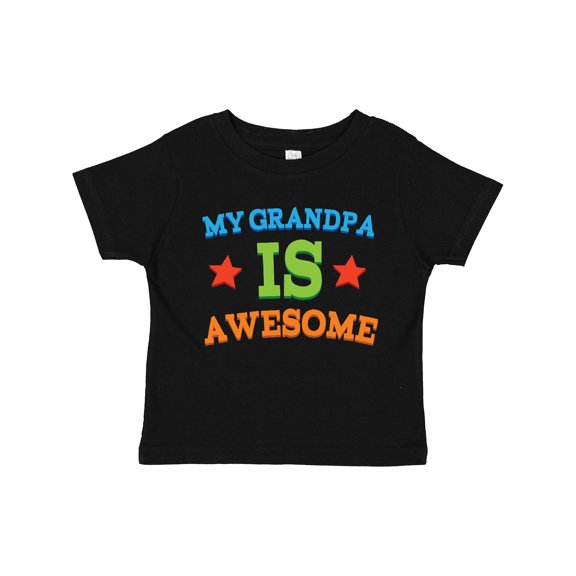 Inktastic Grandpa is Awesome Boys or Girls Toddler T-Shirt
