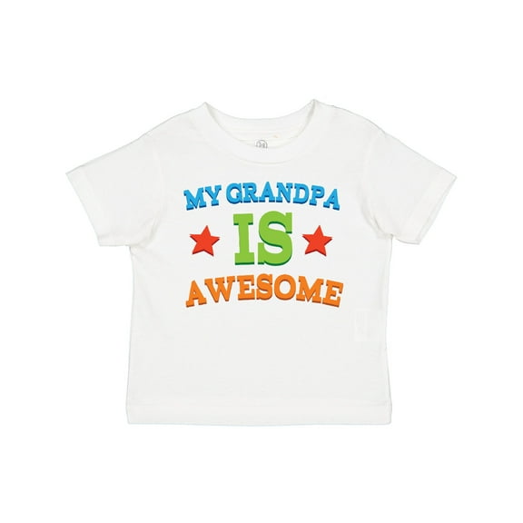 Inktastic Grandpa is Awesome Boys or Girls Toddler T-Shirt