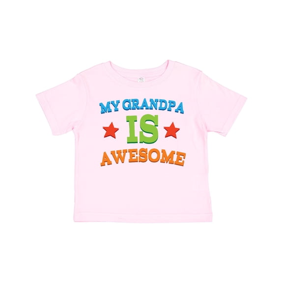 Inktastic Grandpa is Awesome Boys or Girls Toddler T-Shirt