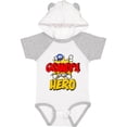 thumbnail image 1 of Inktastic Grandpa is my Hero Boys or Girls Baby Bodysuit, 1 of 5