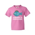 thumbnail image 1 of Inktastic Grandpa's Fishing Buddy Little Fisher Youth T-Shirt, 1 of 5