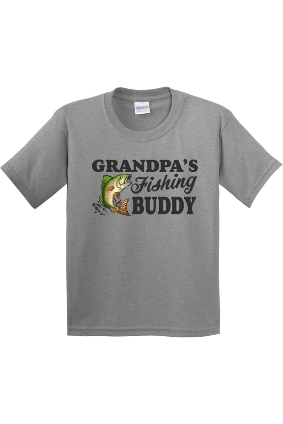 Grandpa's Fishing Buddy Youth T-Shirt