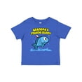 thumbnail image 1 of Inktastic Grandpa's Fishing Buddy (blue) Boys or Girls Baby T-Shirt, 1 of 5