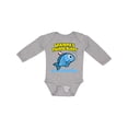 thumbnail image 1 of Inktastic Grandpa's Fishing Buddy (blue) Boys or Girls Long Sleeve Baby Bodysuit, 1 of 5
