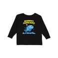 thumbnail image 1 of Inktastic Grandpa's Fishing Buddy (blue) Boys or Girls Long Sleeve Toddler T-Shirt, 1 of 5