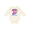 thumbnail image 1 of Inktastic Grandpa's Fishing Buddy (pink) Girls Long Sleeve Baby Bodysuit, 1 of 5