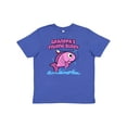 thumbnail image 1 of Inktastic Grandpa's Fishing Buddy (pink) Youth T-Shirt, 1 of 5