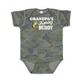 thumbnail image 1 of Inktastic Grandpa's Fishing Buddy with White Text Boys Baby Bodysuit, 1 of 5