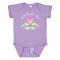 thumbnail image 1 of Inktastic Grandpa's Girl Heart Flowers Girls Baby Bodysuit, 1 of 5