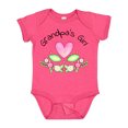 thumbnail image 1 of Inktastic Grandpa's Girl Heart Flowers Girls Baby Bodysuit, 1 of 5