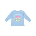 thumbnail image 1 of Inktastic Grandpa's Girl- Heart Flowers Girls Long Sleeve Toddler T-Shirt, 1 of 5