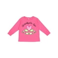 thumbnail image 1 of Inktastic Grandpa's Girl Heart Flowers Girls Long Sleeve Toddler T-Shirt, 1 of 5