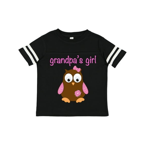 Inktastic Grandpa's Girl Owl Girls Toddler T-Shirt