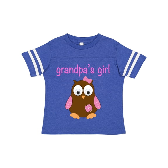 Inktastic Grandpa's Girl Owl Girls Toddler T-Shirt